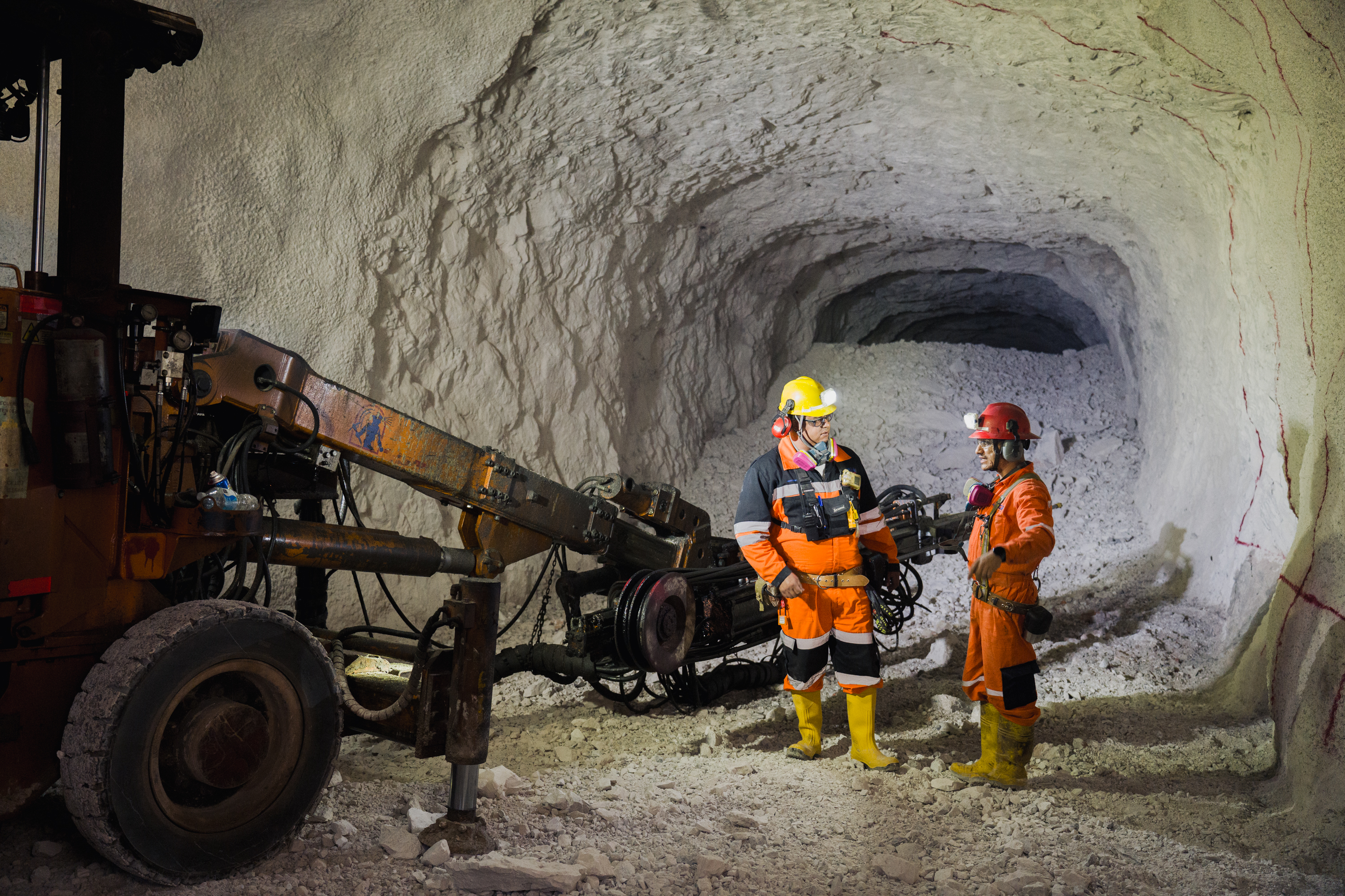 Capacitación en campo con equipo de protección personal